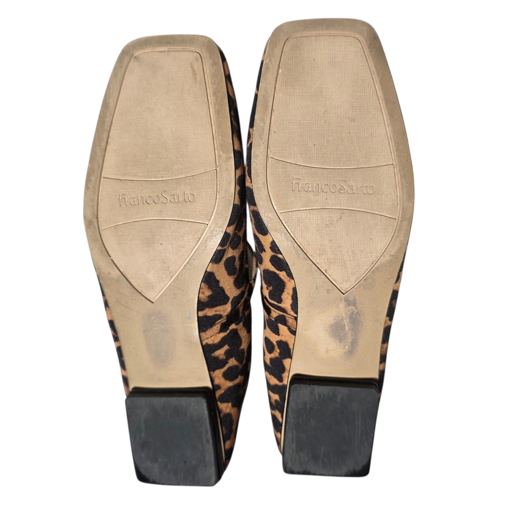 FRANCO TINSLEY MARY JANE LEOPARD FLATS SZ 9 - Picture 9 of 12